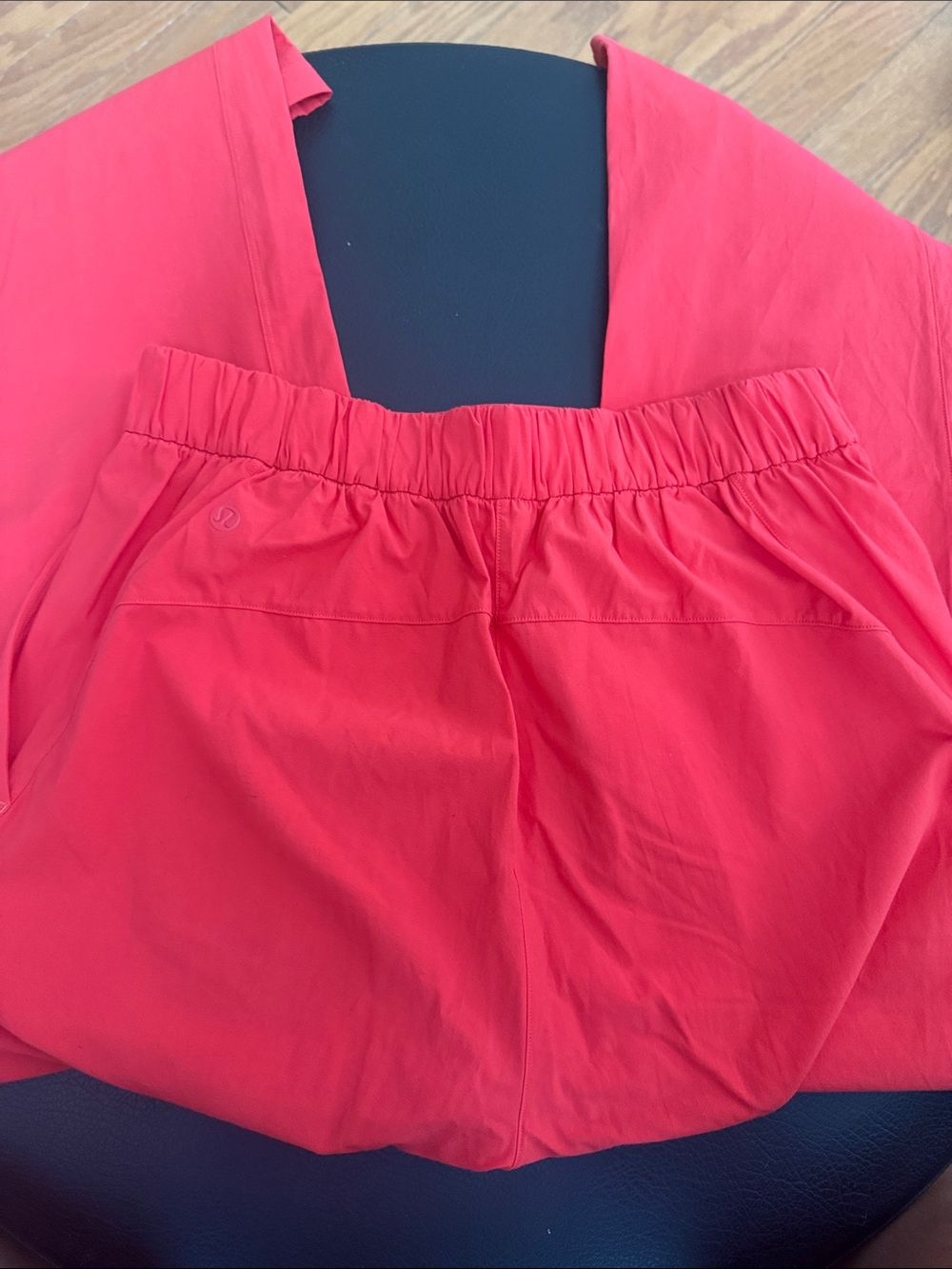 Lululemon Red Crop Pant Elastic Waist - Picture 6 of 10